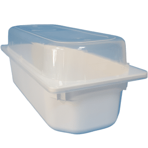 DKF3000: 100 oz Plastic Ice Cream Pan with Lid 26