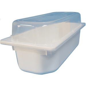 DKF3000: 100 oz Plastic Ice Cream Pan with Lid 27