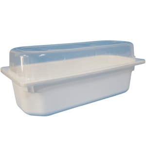 DKF3000: 100 oz Plastic Ice Cream Pan with Lid 28