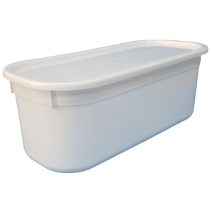 plastic ice cream tub