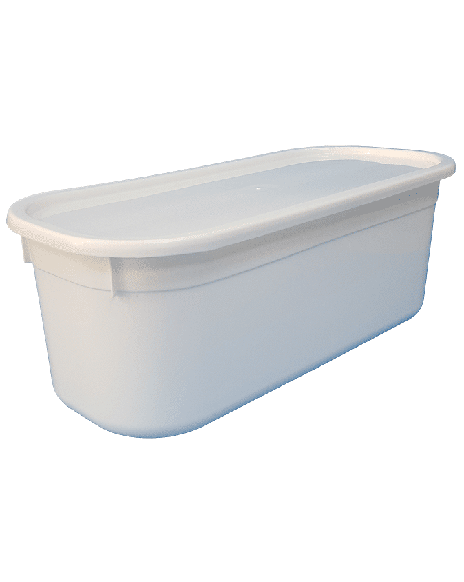 plastic ice cream tub