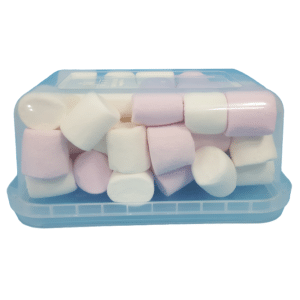 DKK1010: 32 oz Clear Square Plastic Container with Lid 9