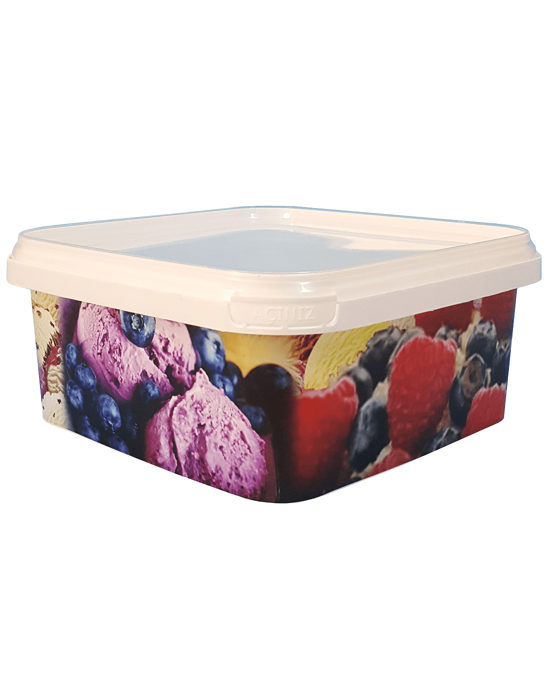 38 Oz Rectangular Yogurt Container - Divan Packaging