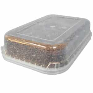 DKK500: 16oz Clear Rectangular Container & Lid 2