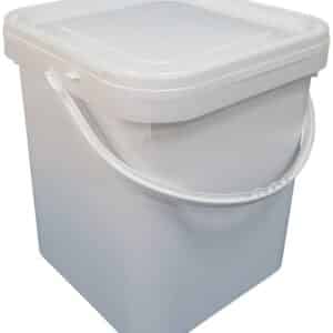 square 5 gallon buckets with lid