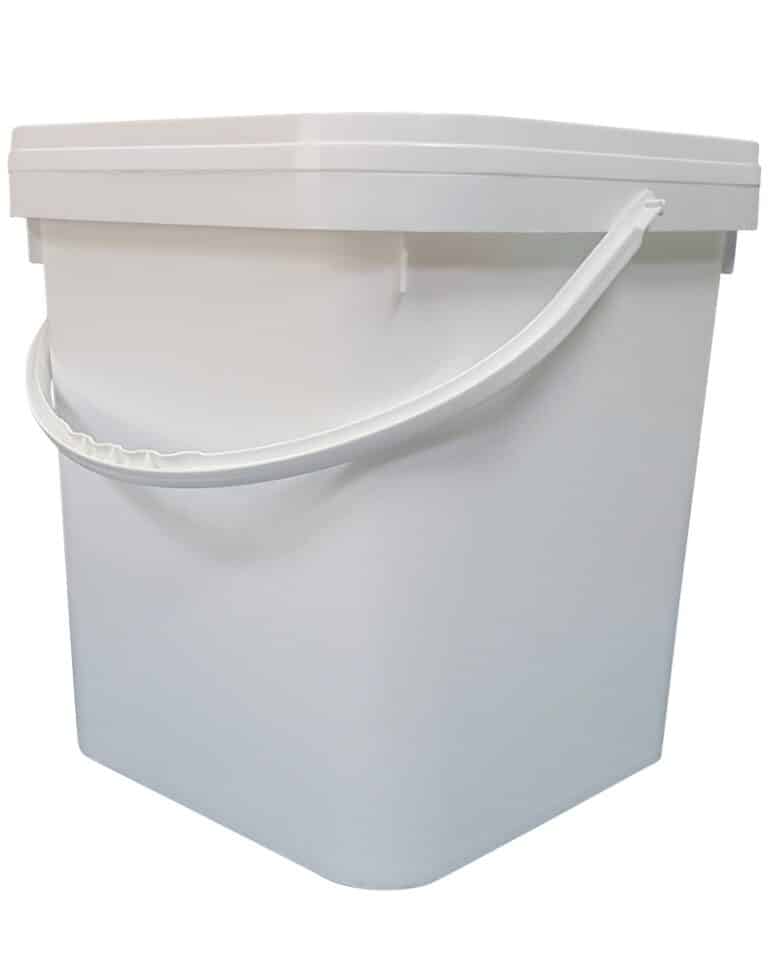 5 Gallon Square Bucket with Lid Divan Packaging