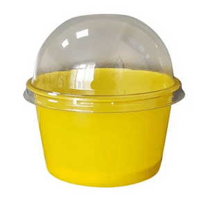 dome lid ice cream cup