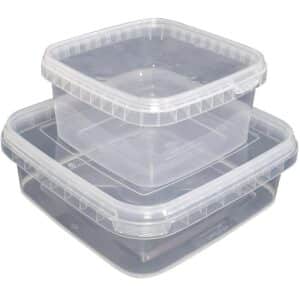 DKK1000: 32 oz Plastic Containers with Lids 7