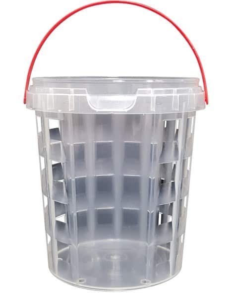 28 Oz Plastic Small Bucket with Handles - Divan Packaging
