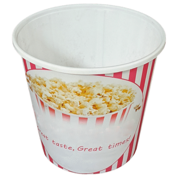 DYF2500: 85oz Plastic PopCorn Bucket with Lid