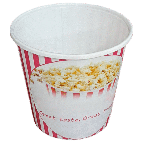 DYF2500: 85oz Plastic PopCorn Bucket with Lid