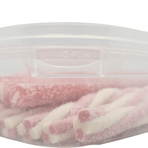 DKK500: Pint Clear Rectangular Container with Lid 9