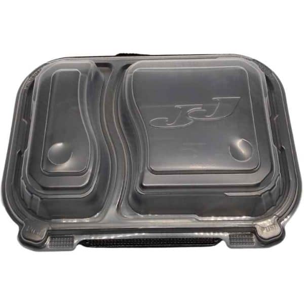 2 compartment take out containers