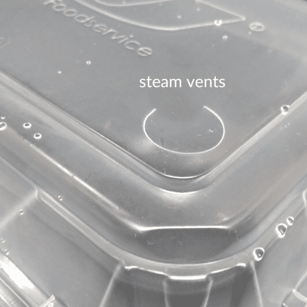 steam vents cooking packaging