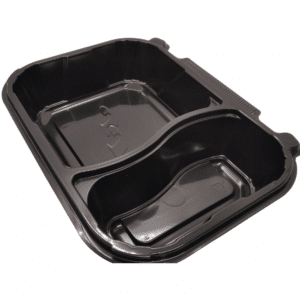 two compartments pet tray