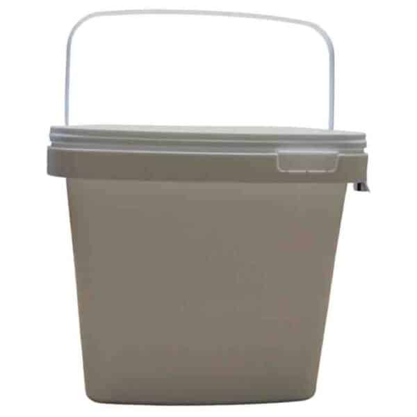 4 gallon square bucket with lid