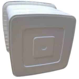 4 gallon square plastic pail