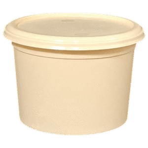 DYF545: 16 oz Round Plastic Tub with Lid 5