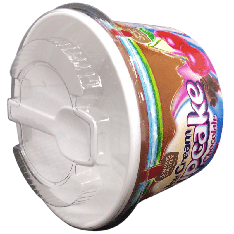 8oz Mini Ice Cream Cups with Spoon Divan Packaging