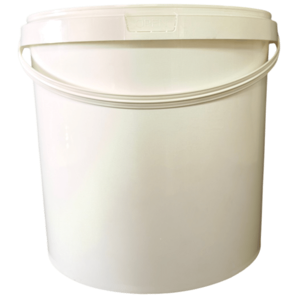 DYK12500 - 12.5L / 3 Gallon UV Additive PP Plastic Bucket with Lid | Food Grade Industrial Storage Container