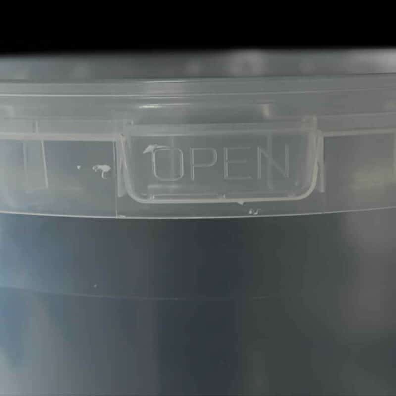 Clear 5 Gallon Bucket with Lid Divan Packaging