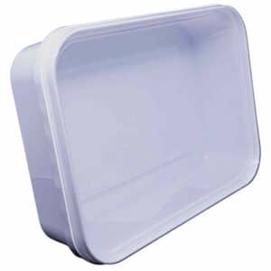 60 oz plastic rectangular container