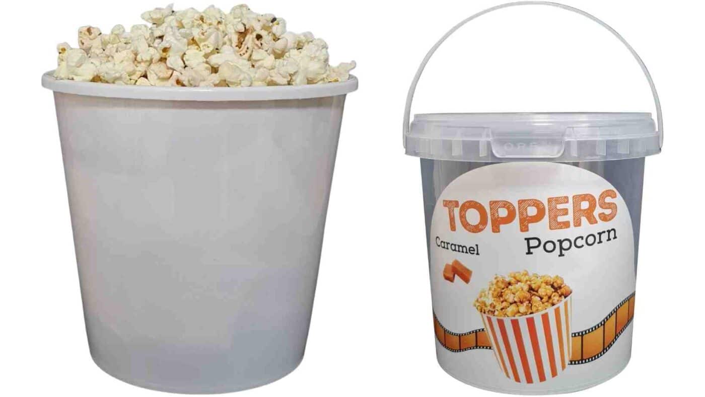 History of Popcorn Containers
