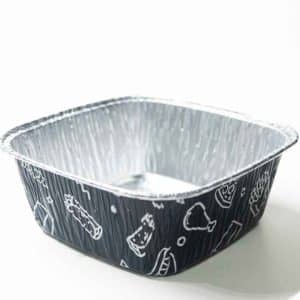 black disposable soup bowls