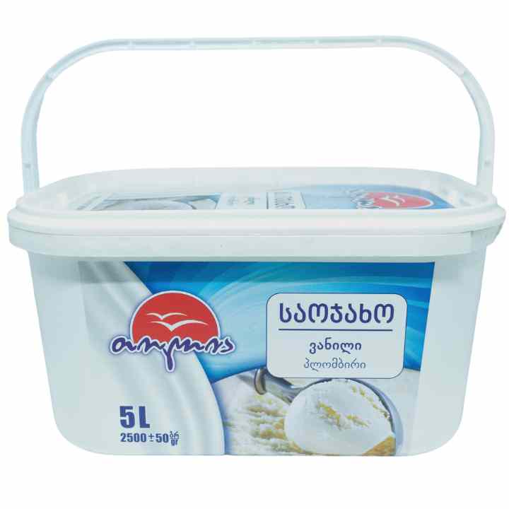 5 liters ice cream container