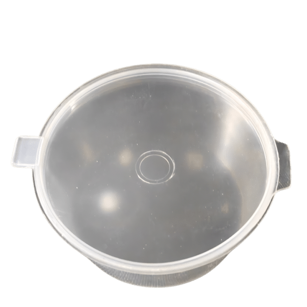 DYF063: 2 oz Hinged Lid Sauce Container