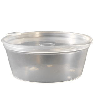 DYF063: 2 oz Hinged Lid Sauce Container 4