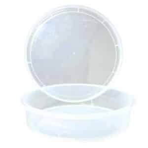 DYF-1010: 32 oz Round Plastic Container with Lid 8