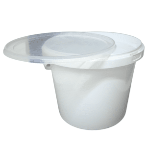 DYK3920: 1 Gallon Plastic Round Bucket & Lid 10