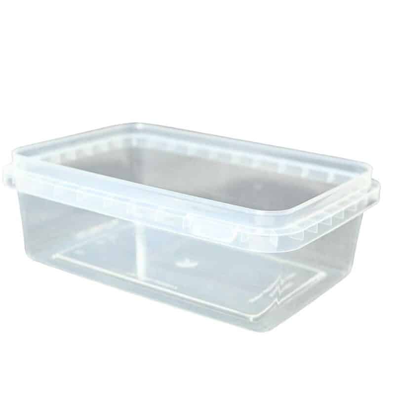 Recatangular Plastic Container with Lid - Divan Packaging