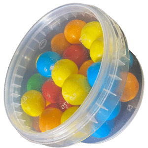 DYK210: 7oz Plastic Round Bowl and Lid 3