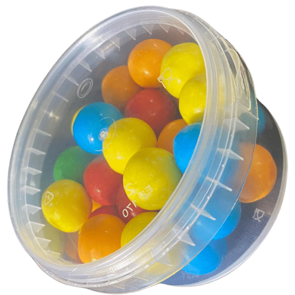 DYK210: 7oz Plastic Round Bowl and Lid