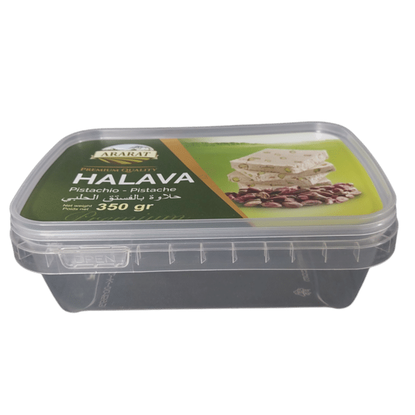 DKK475: 475ml Rectangular Plastic Bowl Halva Packaging 1