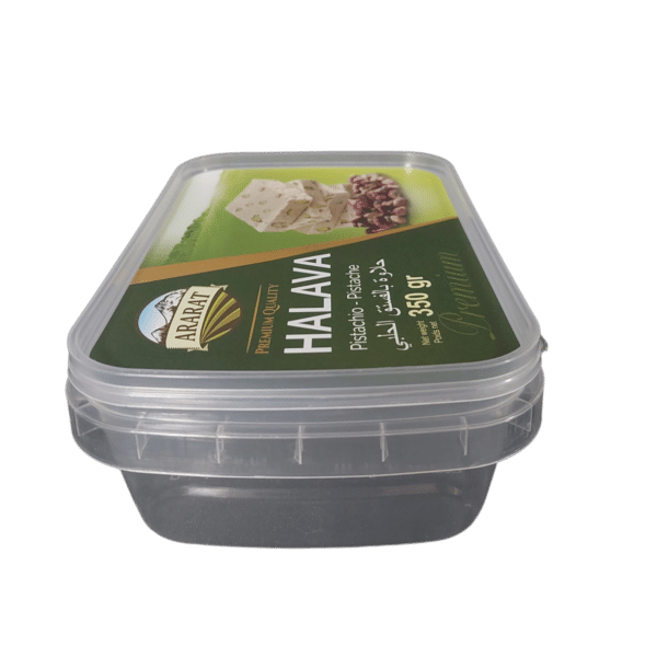 DKK475: 475ml Rectangular Plastic Bowl Halva Packaging 3