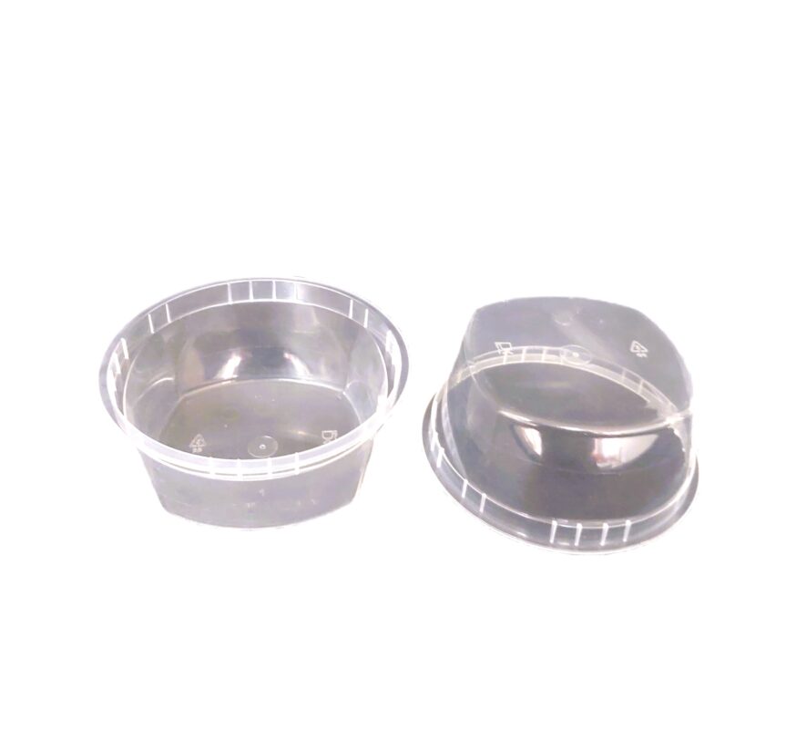 DÖF350: 350ml Yoghurt and Hummus Container with Foil Seal - Divan Packaging