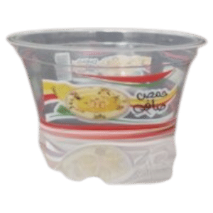 DÖF260: 260ml Hummus and Paste Container with Foil Seal