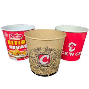 DPAP2500: 82 oz Custom Paper Chicken Bucket 9