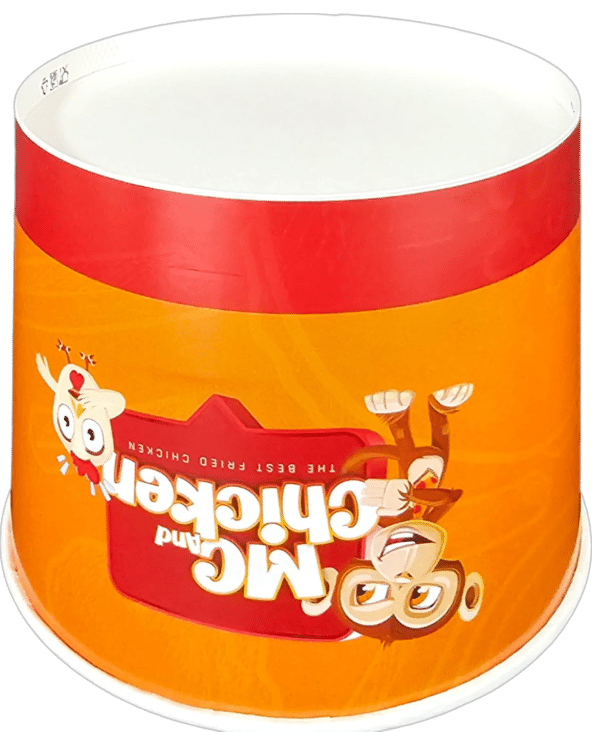 DPAP2500: 82 oz Custom Paper Chicken Bucket 6