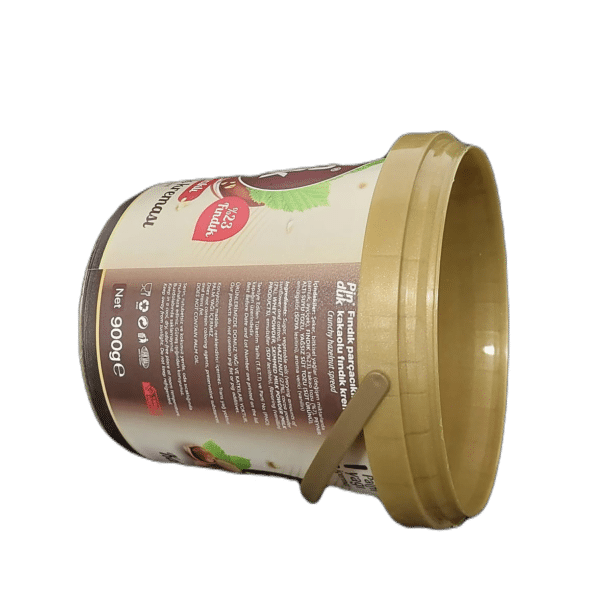 DYK985: 980ml Hazelnut Cream Round Packaging 3