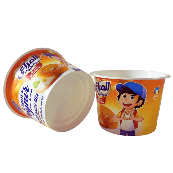 DYF090: 90 ml (3 oz) Foil-Sealable Small Round Plastic Container