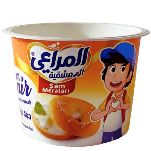 DYF090: 90 ml (3 oz) Foil-Sealable Small Round Plastic Container