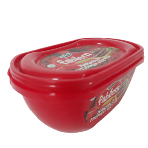 DOK550: 18 Oz Chocolate IML Container with Lid 4