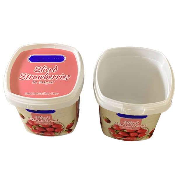 DOK595: 20oz PP IML Container & Lid