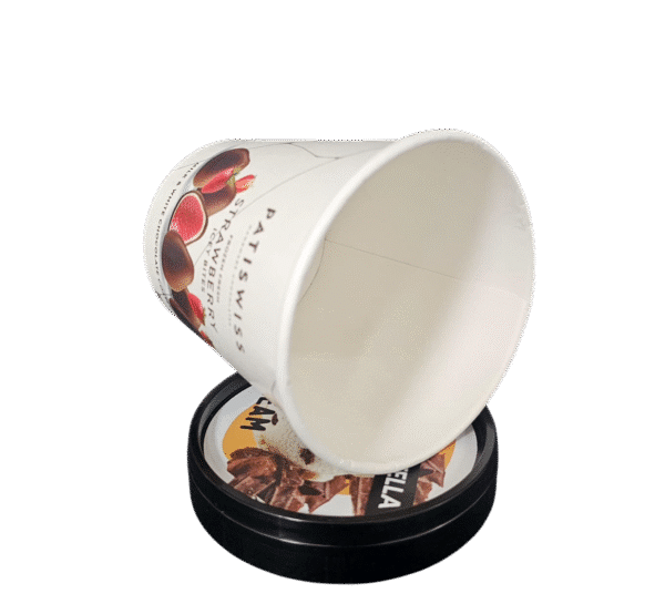 500ml Custom Ice Cream Paper Container with PP Lid – DPAP501