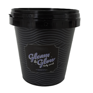 DYK450: 15oz Round Small Plastic Cosmetic Bucket & Lid 15