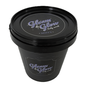 DYK450: 15oz Round Small Plastic Cosmetic Bucket & Lid 16